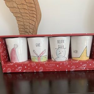 Rae Dunn 4pk melamine cups